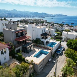 Bodrum Yalıkavak Küdür Satılık Deniz Manzaralı Havuzlu Villa